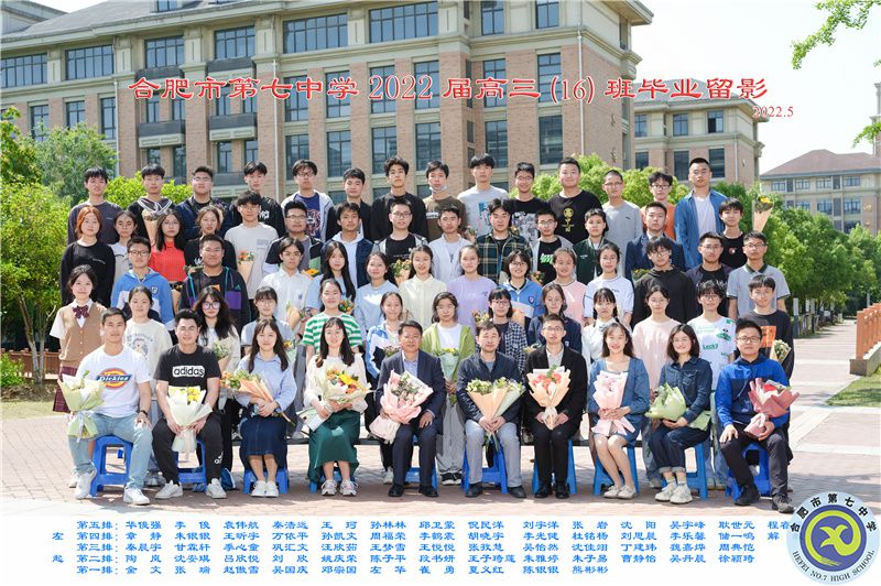 合肥七中2021届高三年级师生合影(图18)